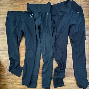 3 Pairs of Gymshark Leggings